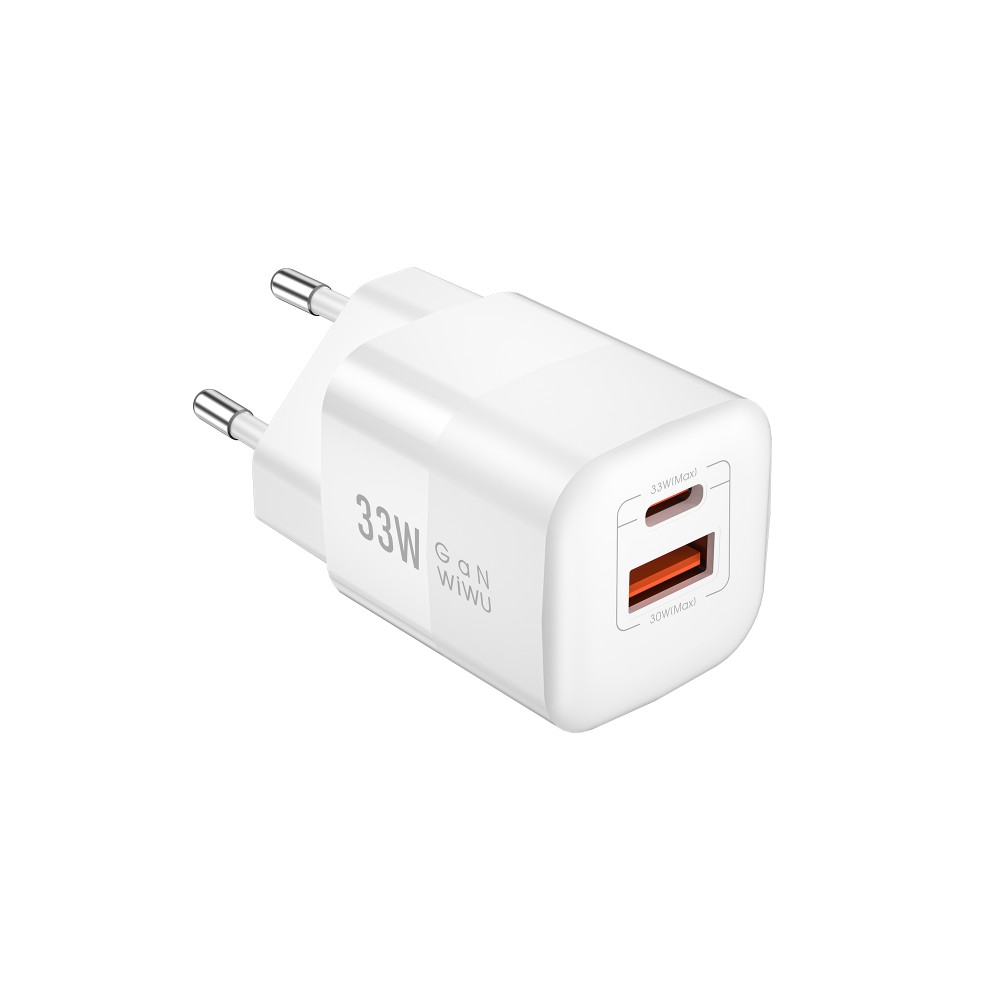 WiWU Nano GaN PD+QC Fast Charger U008 33W